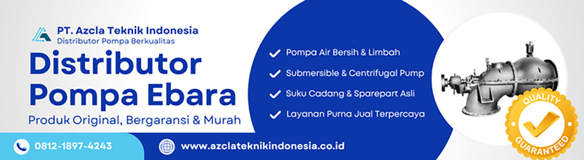 baner pompa air ebara