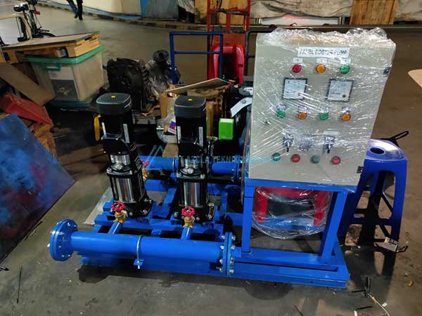 Perakitan Sistem Pompa Ebara di Workshop PT. Azcla Teknik Indonesia