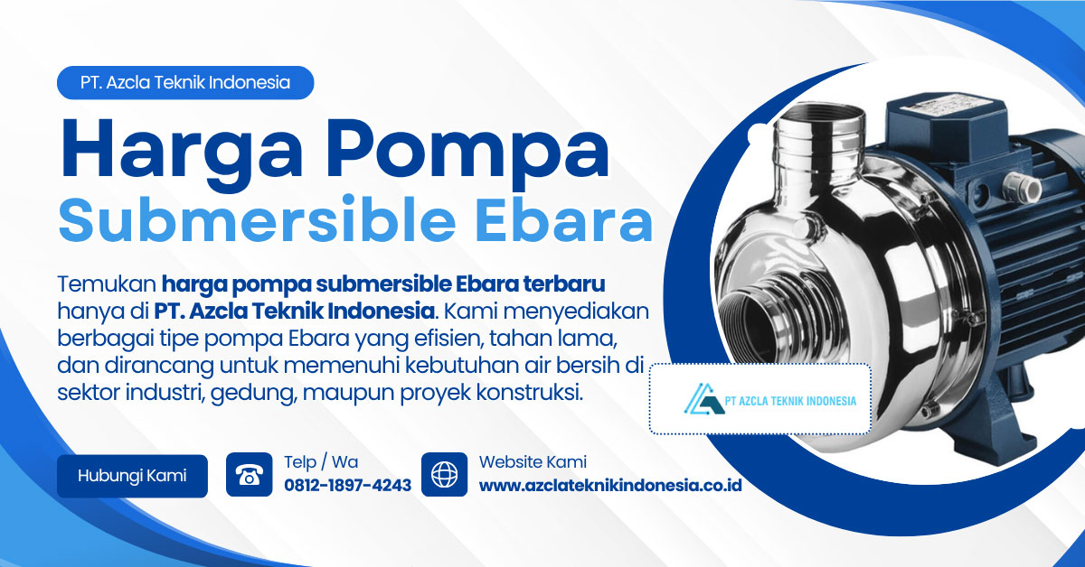 harga pompa submersible ebara